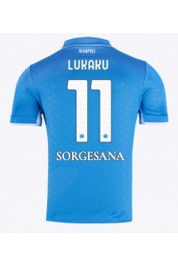 SSC Napoli Romelu Lukaku #11 Voetbaltruitje Thuis tenue 2024-25 Korte Mouw